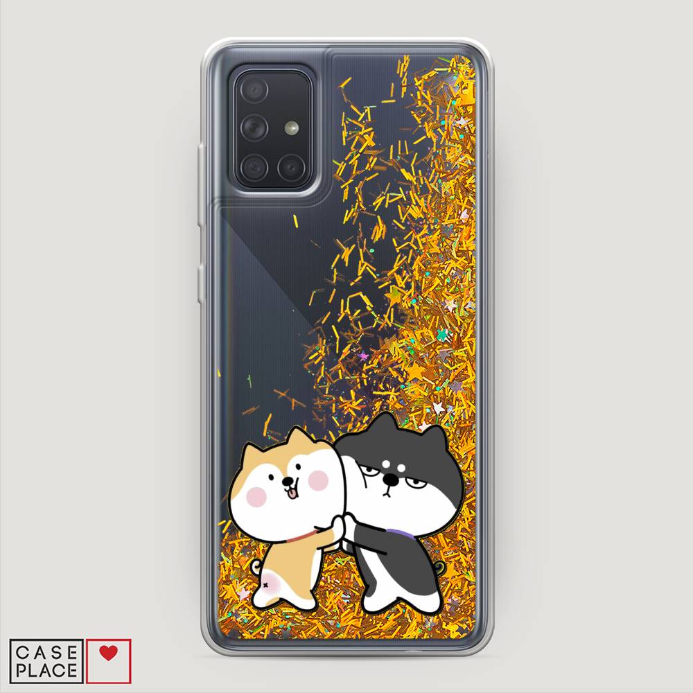 

Чехол Awog на Samsung Galaxy A71 4G "Обнимашки акита", Разноцветный, 29090-1