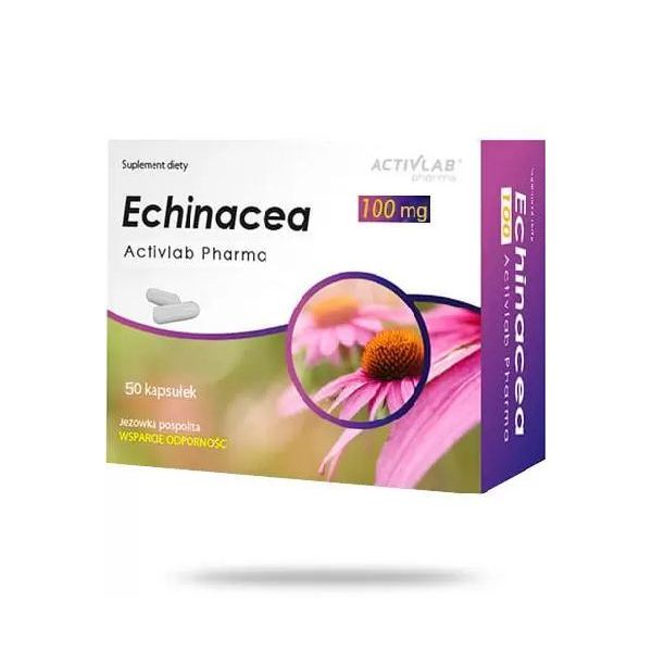 Экстракт эхинацеи пурпурной ActivLab Echinacea 100 мг капсулы 50 шт