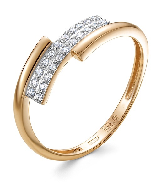 

Кольцо из золота р.  Kari Jewelry 221637, фианит, 221637