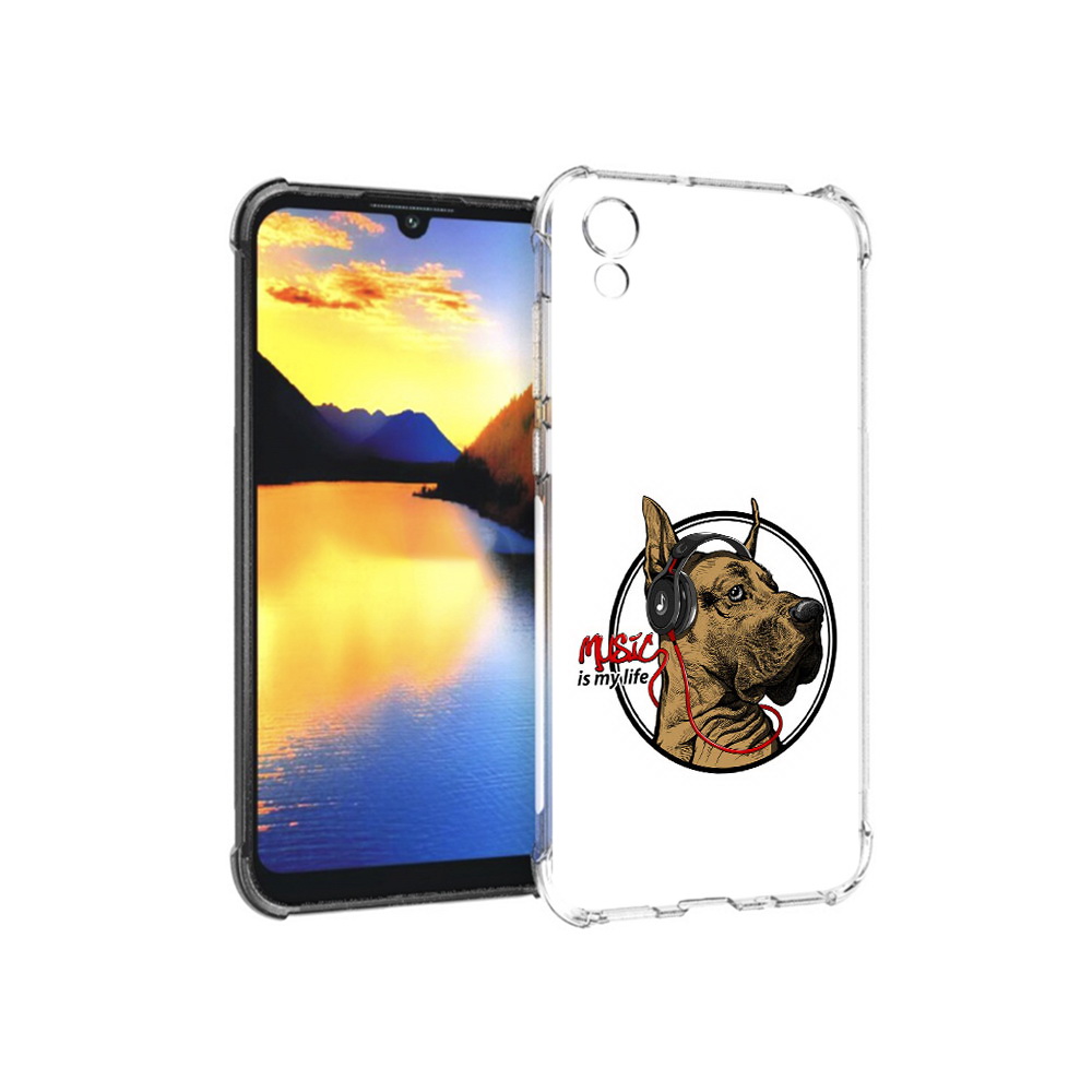 

Чехол MyPads Tocco для Huawei Y5 музыкальная собака, Прозрачный, Tocco