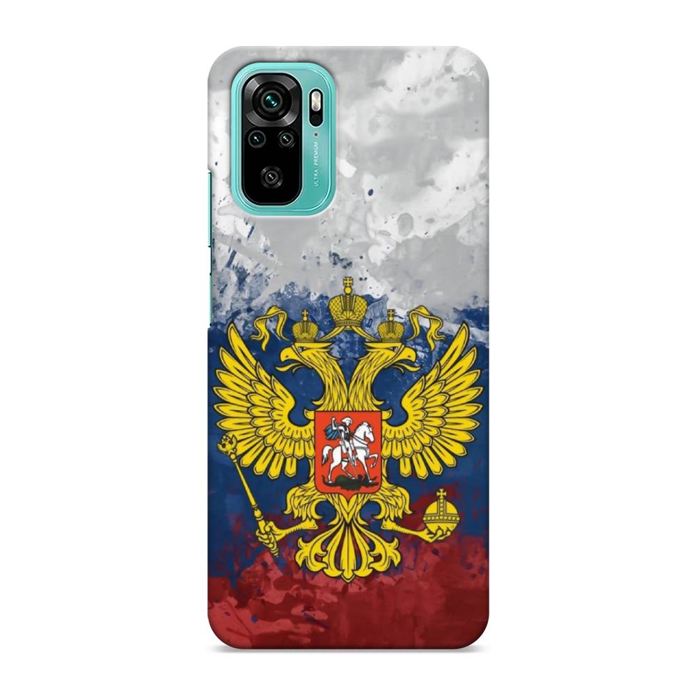 фото Пластиковый чехол "рф" на xiaomi redmi note 10s awog