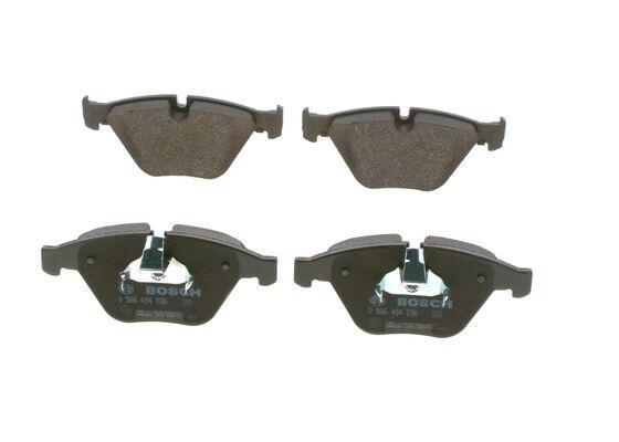 

Комплект тормозных колодок BOSCH 0986494036