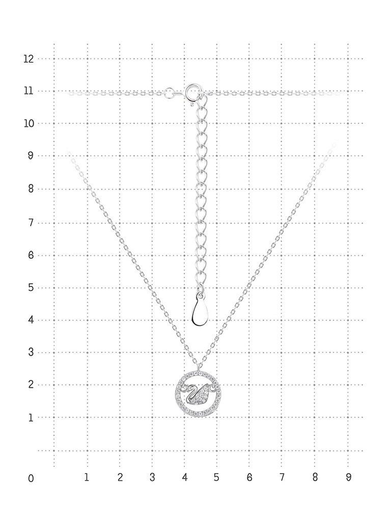 

Колье из серебра 40 см Kari Jewelry 231290, фианит, 231290
