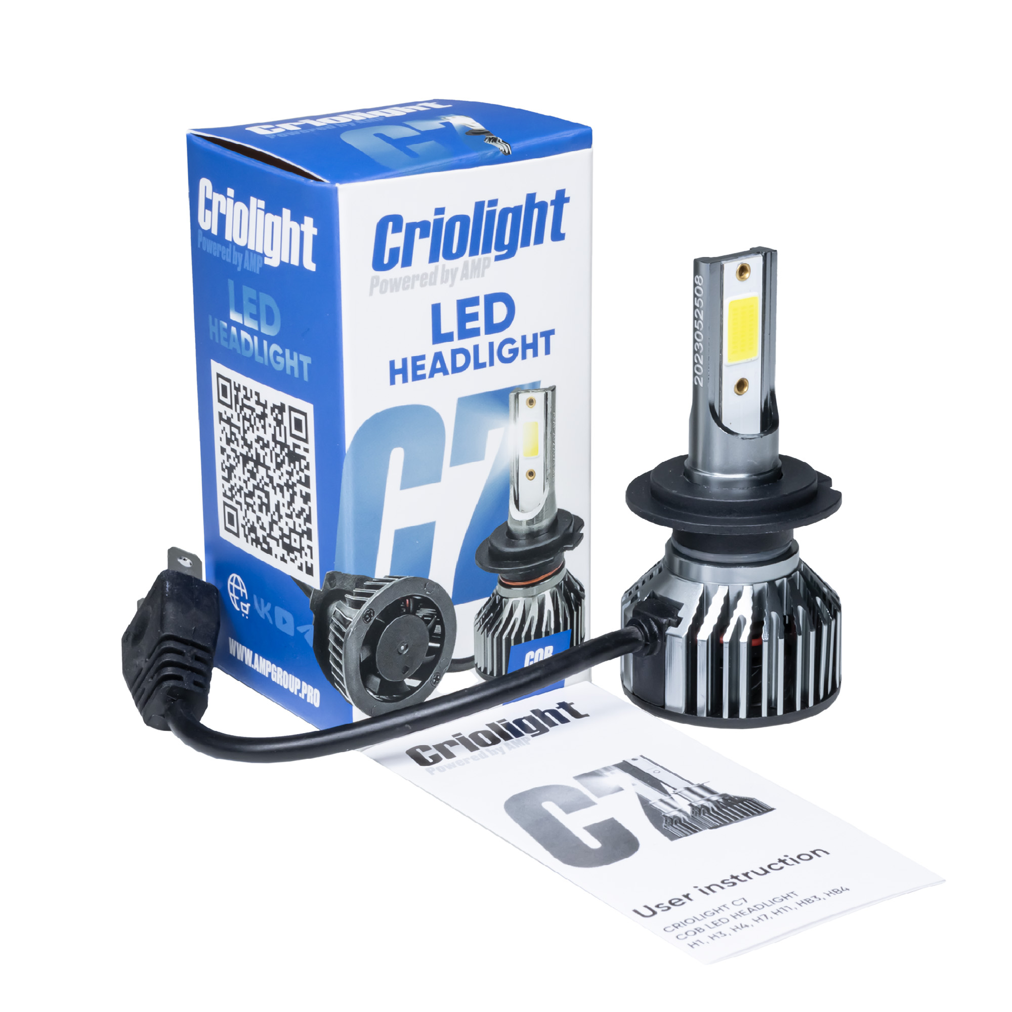 Светодиод головного света Criolight C7 H7