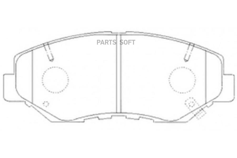 

Колодки торм диск пер к-т HONDA CR-V 2.0 2001 - 2006 HONDA CR-V 2.4 2001 - 2006 HOND