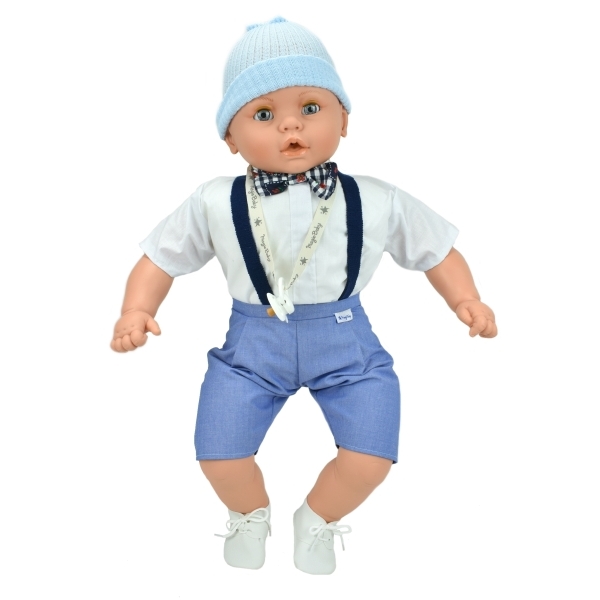 Пупс Lamagik Бобо, в шортах и шапочке, мальчик, 65 см lamagik s l пупс каритас новорожденный мальчик 28 см