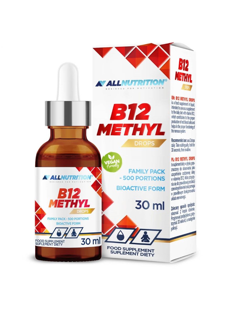 Витамин В12 ALLNUTRITION B12 Methyl Drops 400 мкг 30 мл