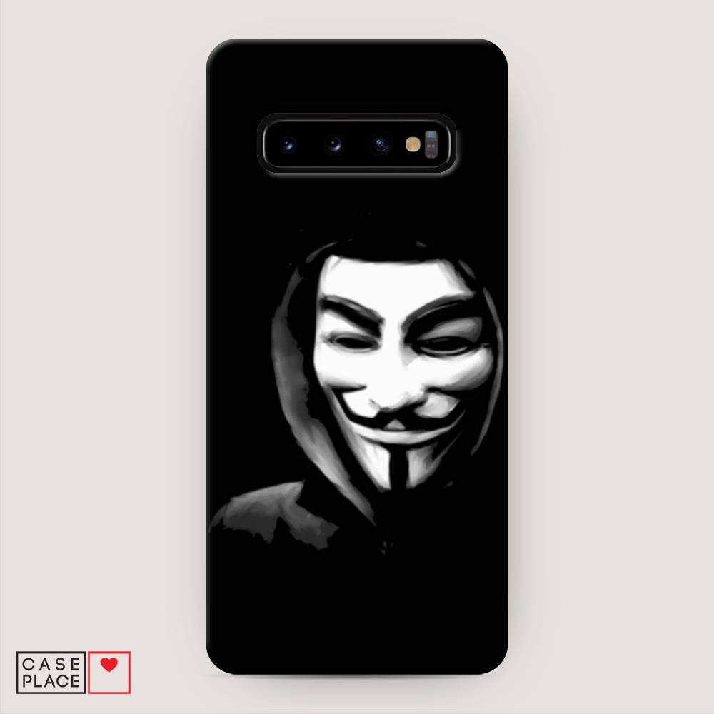 

Пластиковый чехол "Анонимус" на Samsung Galaxy S10 +, 27120-4