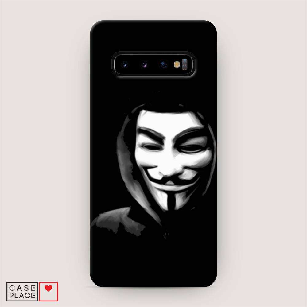 

Пластиковый чехол "Анонимус" на Samsung Galaxy S10, 27020-4