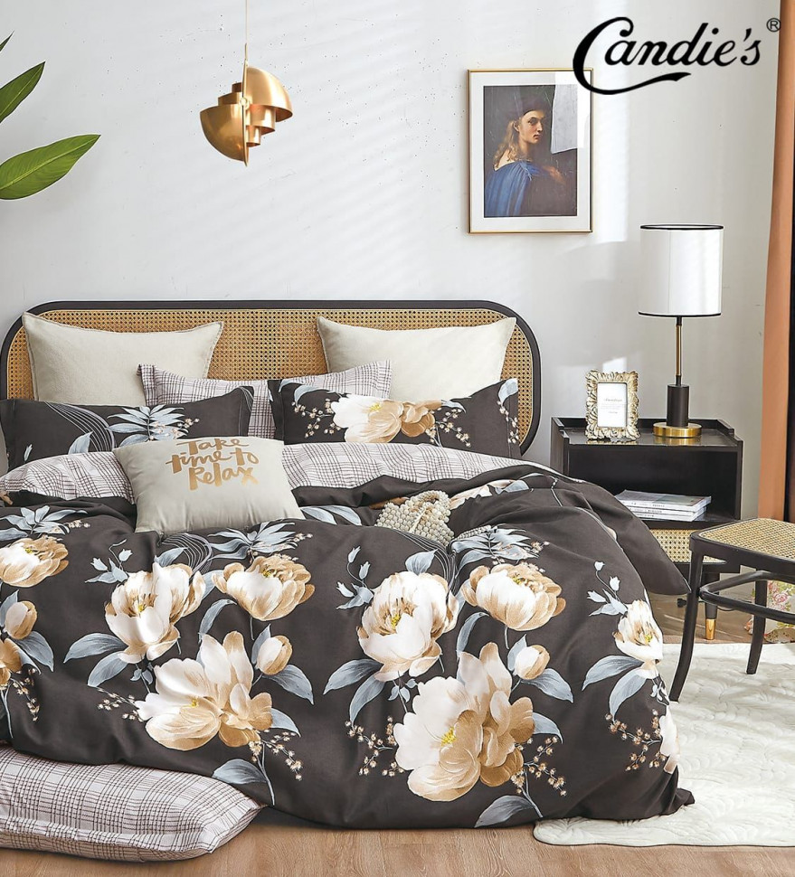 

Постельное белье Candie's Cotton Luxe CANCL043 сатин евро, CANCL