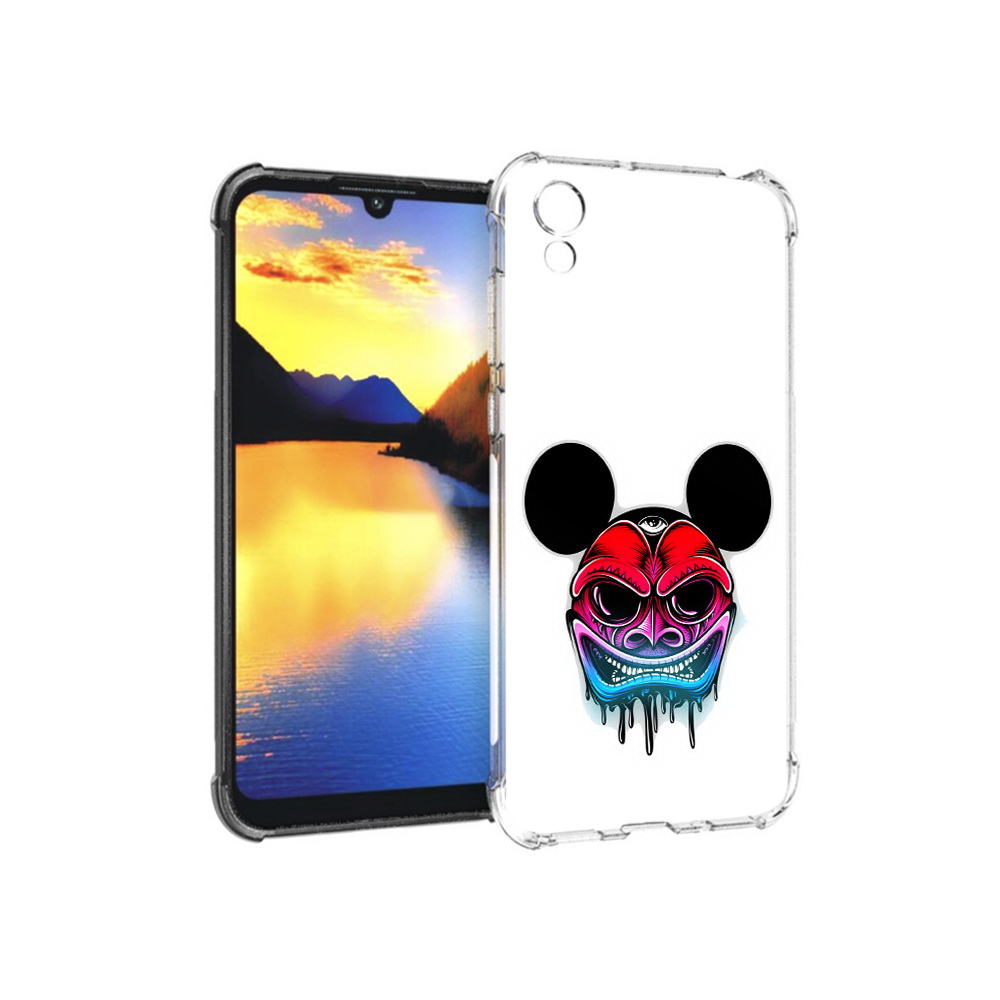 

Чехол MyPads Tocco для Huawei Y5 микки в маске, Прозрачный, Tocco