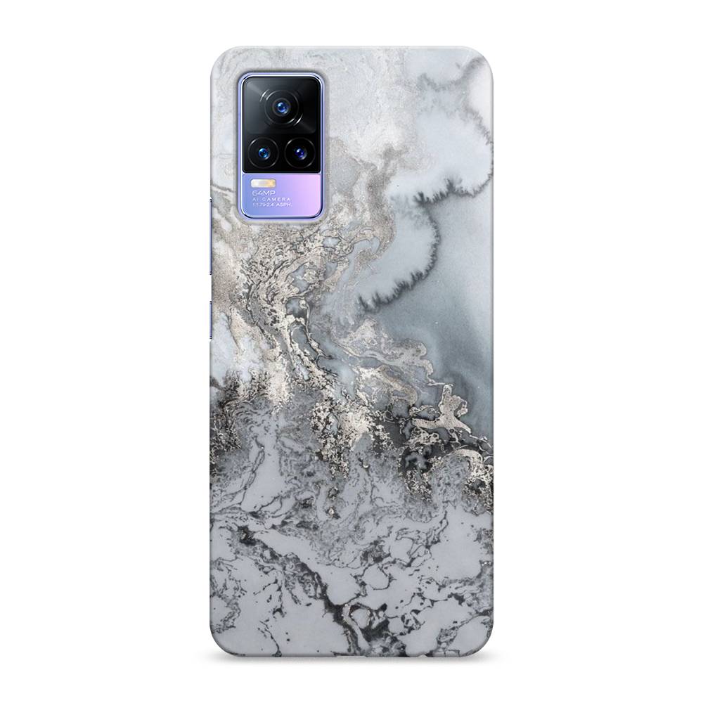 

Пластиковый чехол "Морозная лавина серая" на Vivo V21e 4G, 264520-2