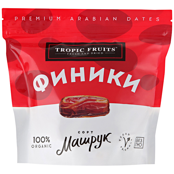 

Финики Tropic Fruits арабские Машрук 130 г