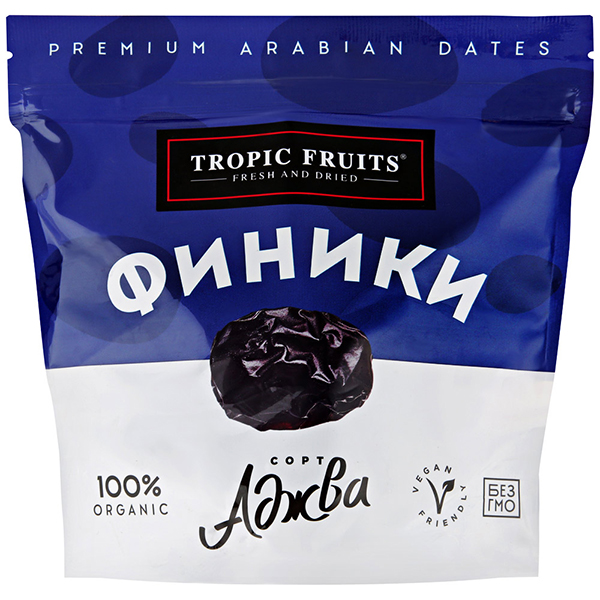 

Финики Tropic Fruits арабские Аджва 130 г