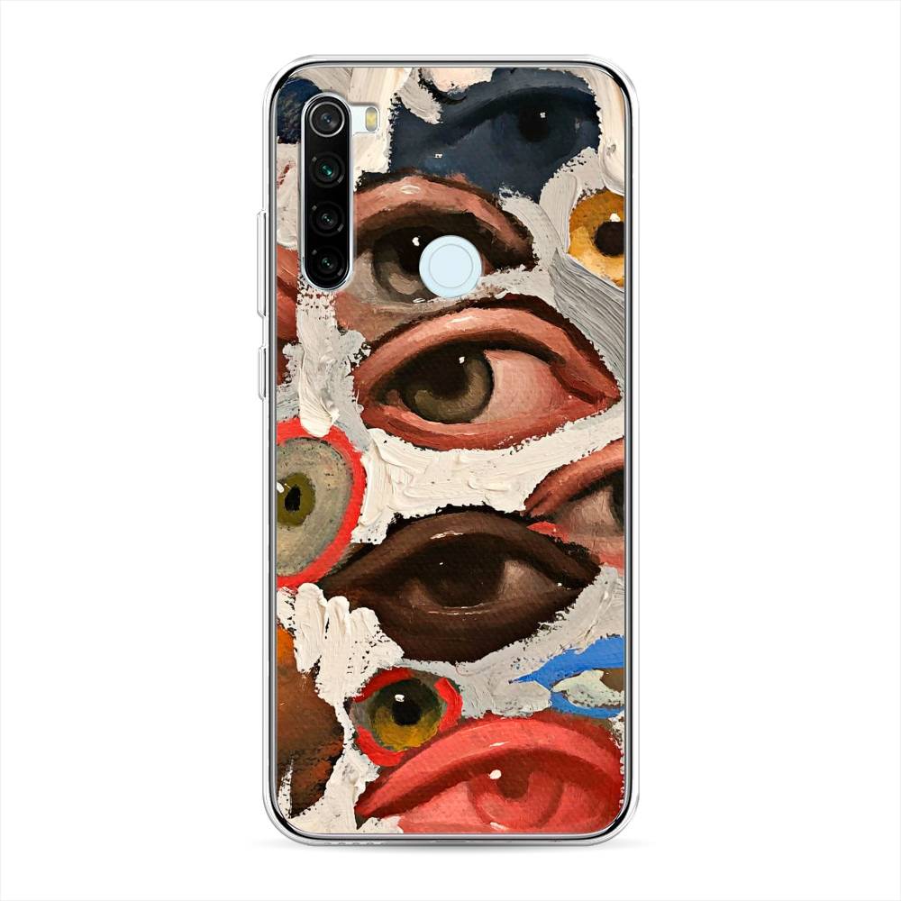 фото Чехол awog "глаза масляная живопись" для xiaomi redmi note 8t