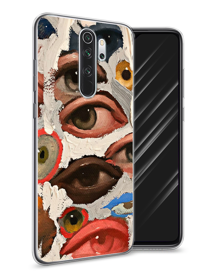 

Чехол Awog на Xiaomi Redmi Note 8 Pro "Глаза масляная живопись", Разноцветный, 36650-7