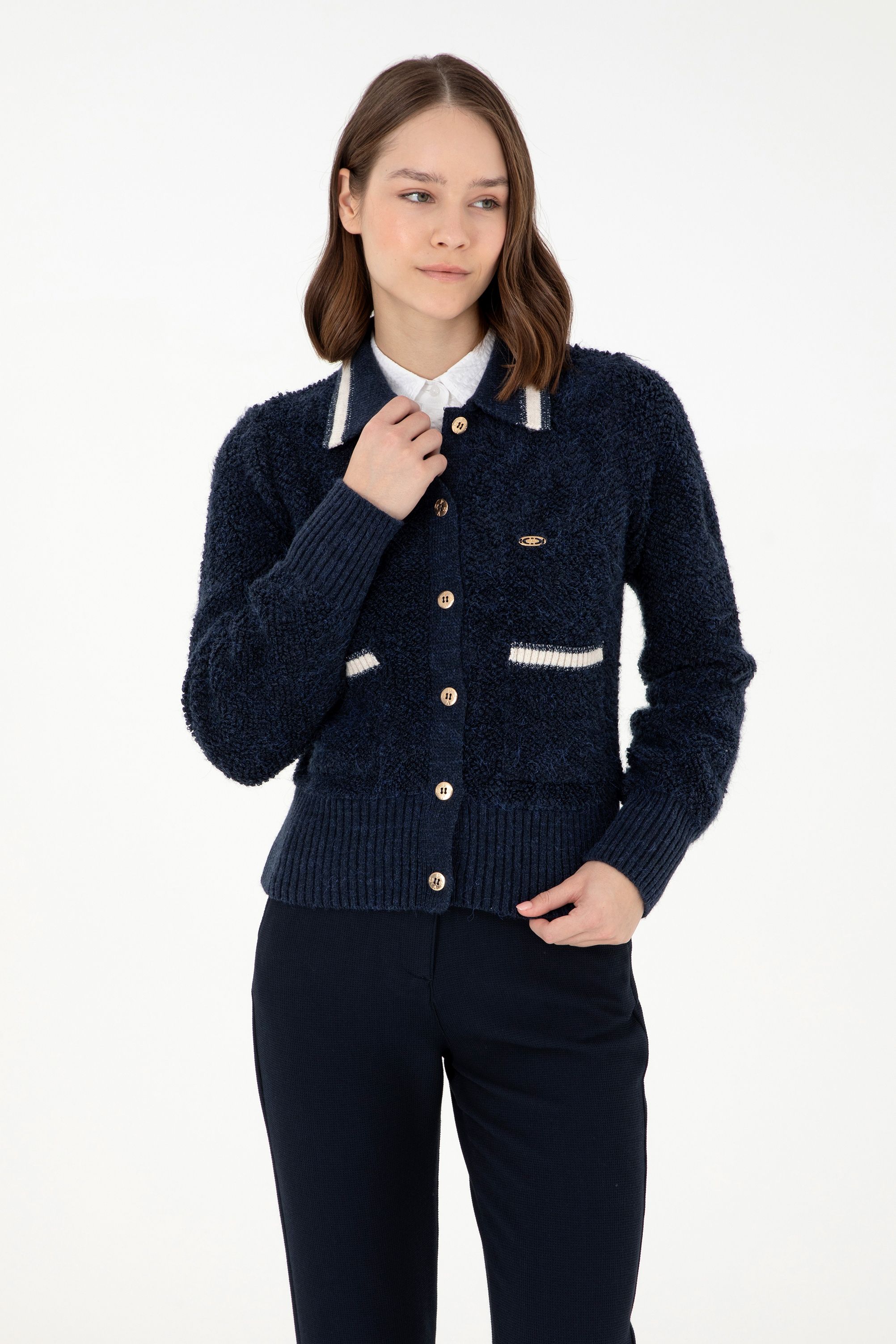 

Кардиган женский U.S. POLO Assn. G082SZ0TH0HERBERT синий XS, G082SZ0TH0HERBERT