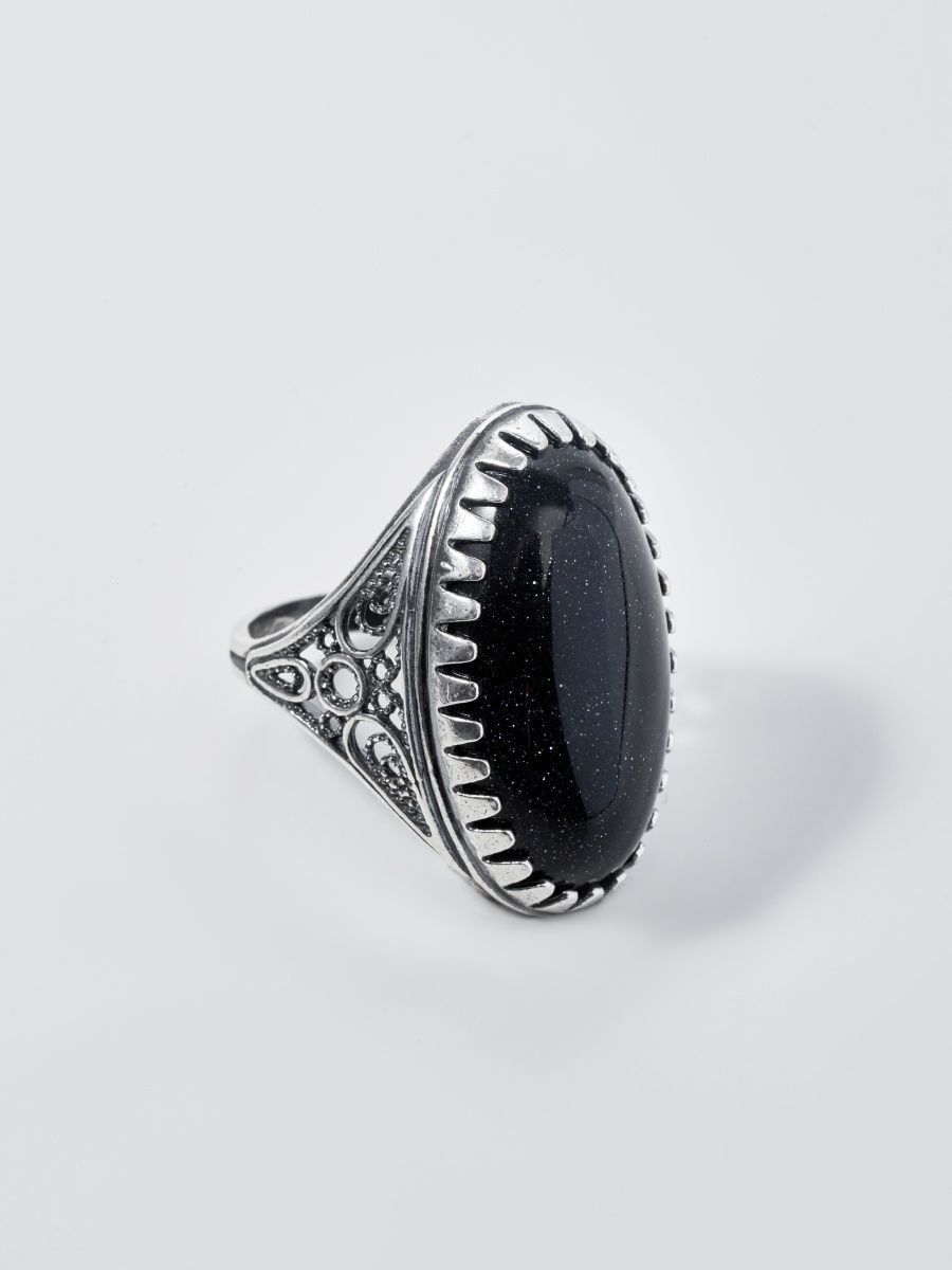 

Кольцо из латуни р.18 SHINE & BEAUTY 24312560-4, авантюрин, 24312560-4