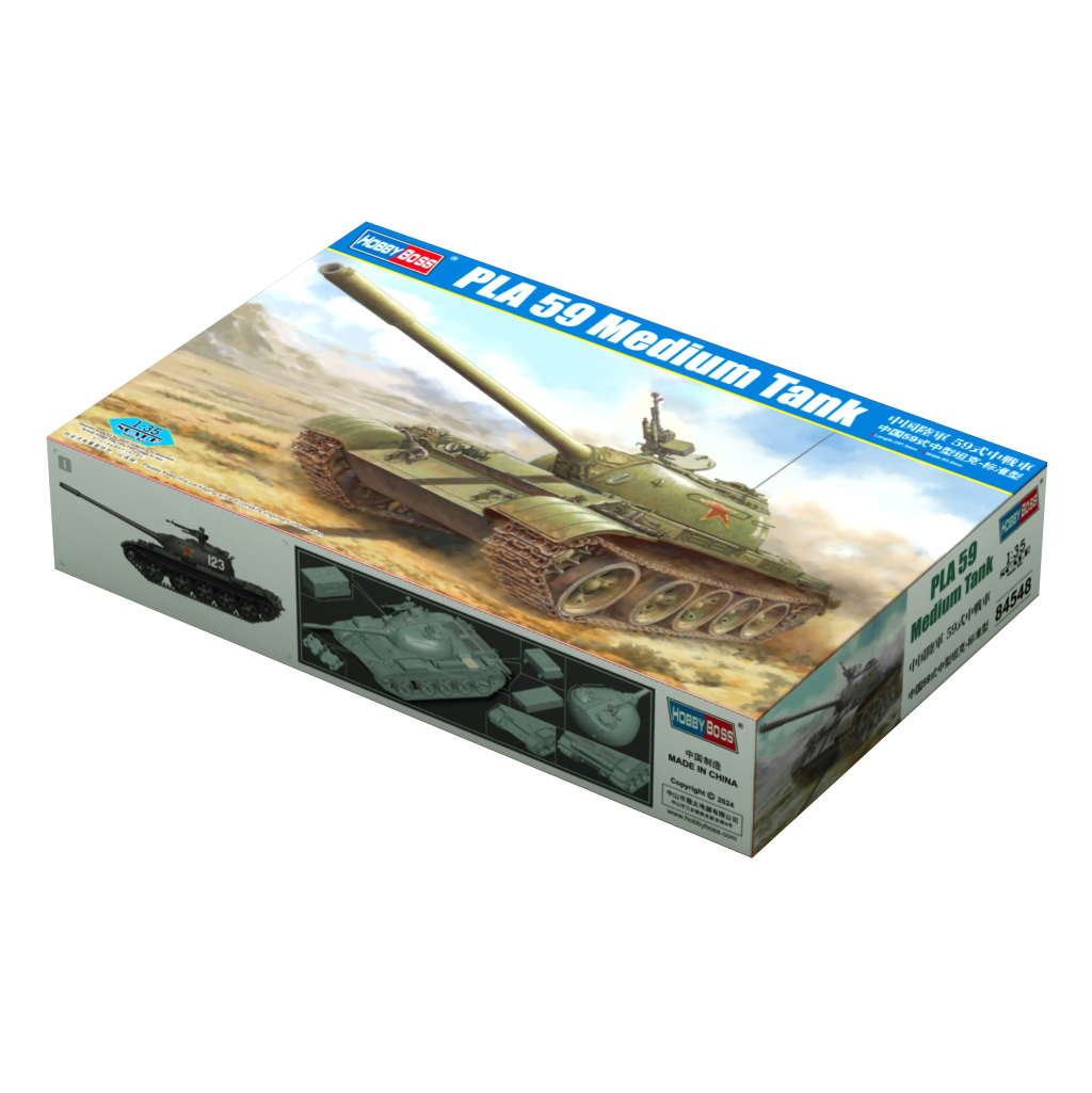 

Сборная модель Hobbyboss Танк PLA 59 Medium 84548, PLA 59