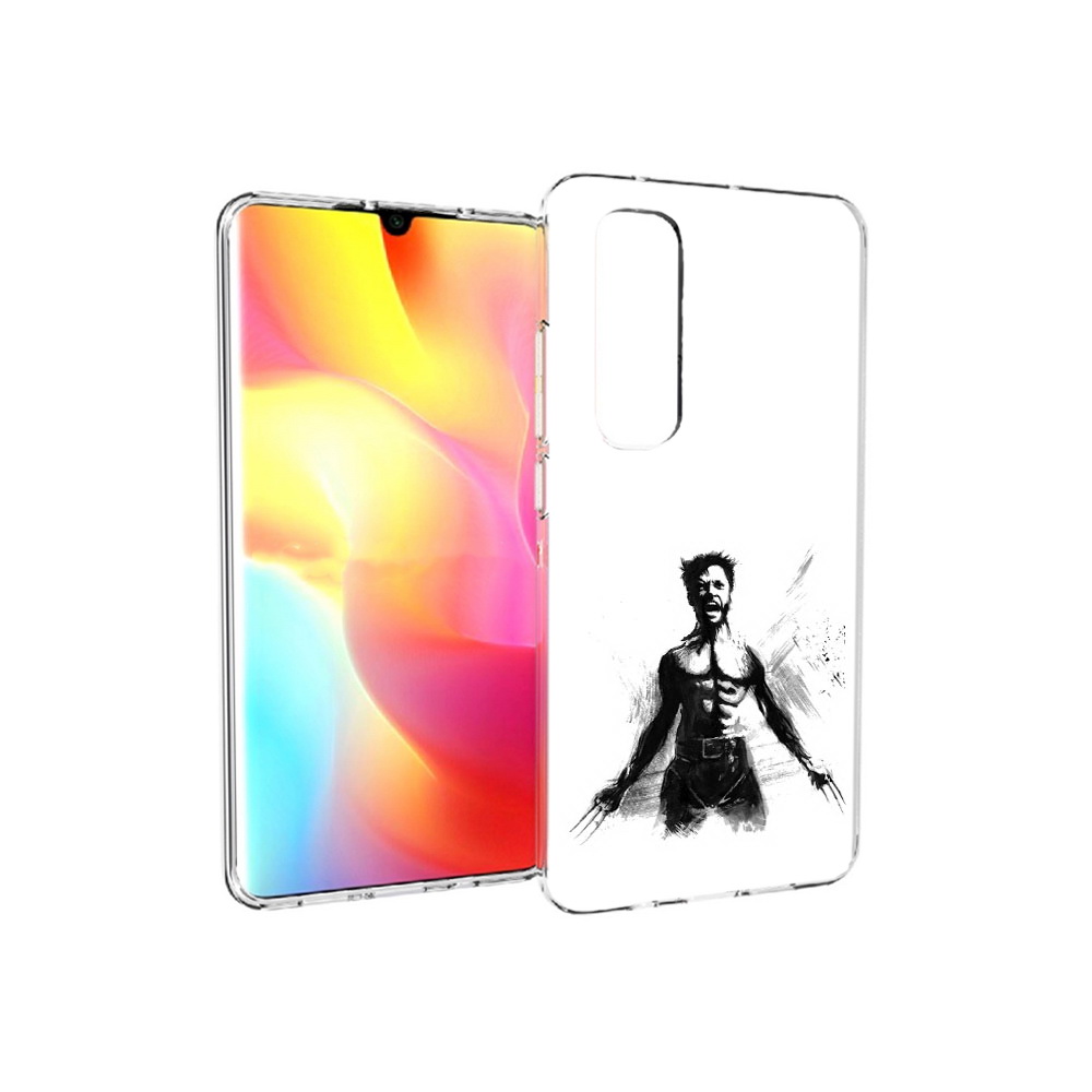 

Чехол MyPads Tocco для Xiaomi Mi Note 10 Lite росомаха (PT149714.254.587), Прозрачный, Tocco