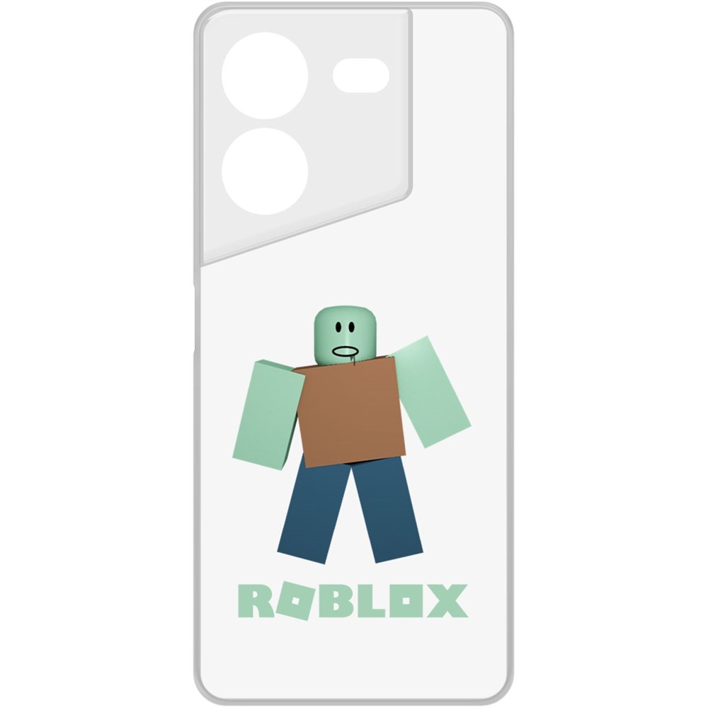 

Чехол-накладка Krutoff Clear Case Roblox-Зомби для TECNO Pova 5, Прозрачный