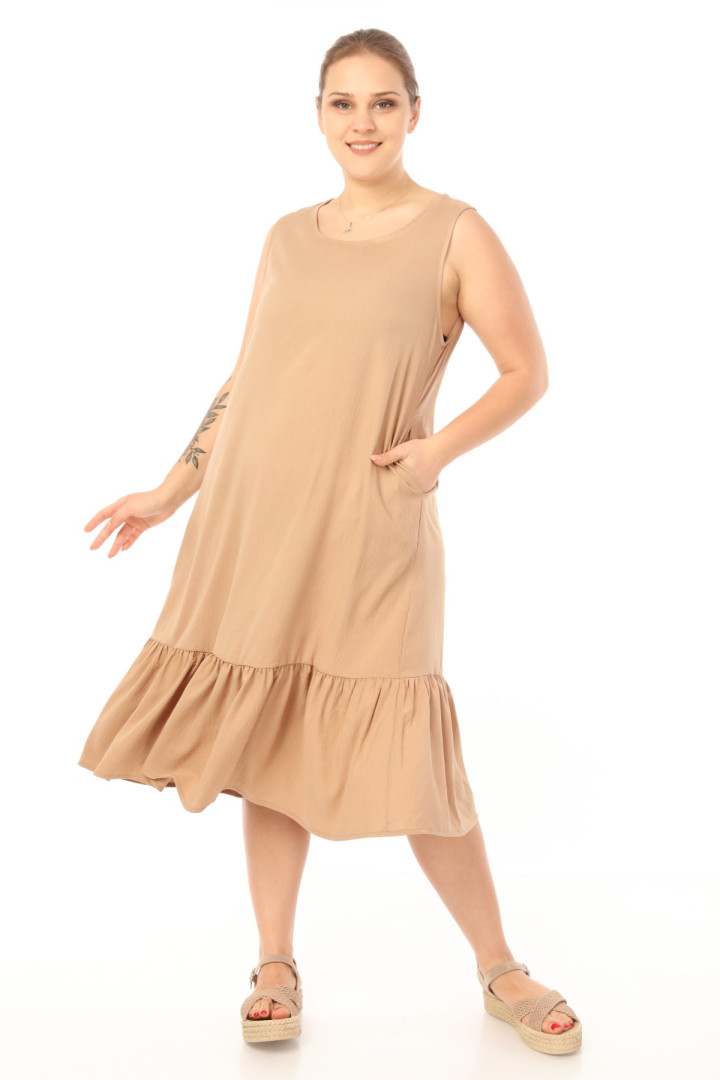 

Платье женское Pianoluce P-2849 бежевое 54 RU, P-2849