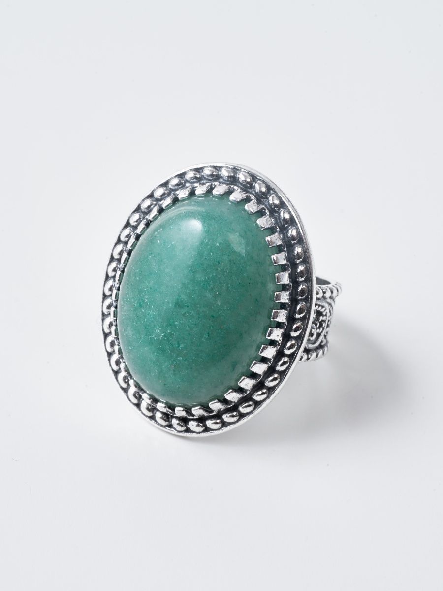 

Кольцо из латуни р. 19,5 SHINE & BEAUTY 24311512-7, нефрит, 24311512-7