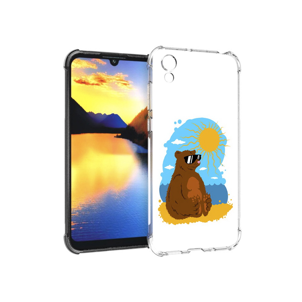 

Чехол MyPads Tocco для Huawei Y5 медведь на чиле, Прозрачный, Tocco