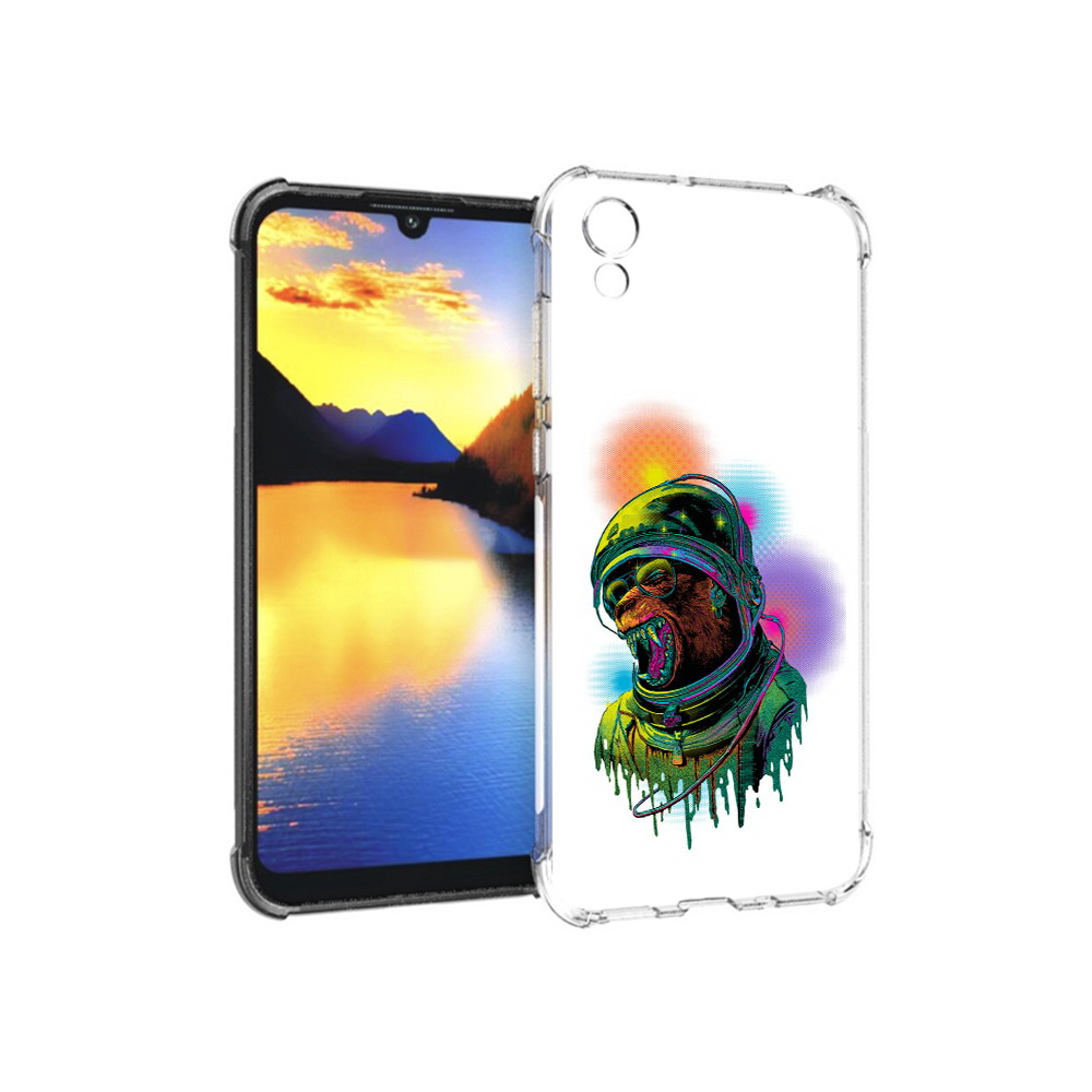 

Чехол MyPads Tocco для Huawei Y5 медведь космонавт, Прозрачный, Tocco