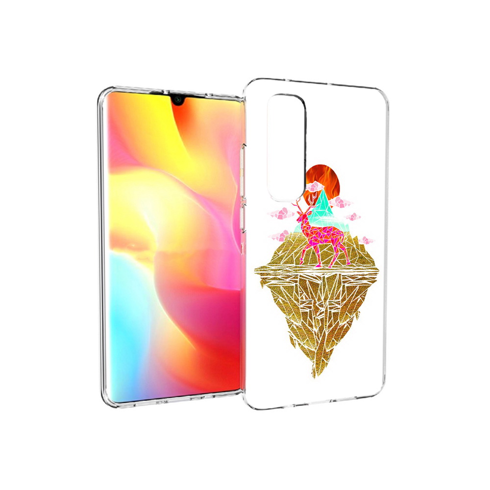 

Чехол MyPads Tocco для Xiaomi Mi Note 10 Lite розовый олень абстракция (PT149714.254.586), Прозрачный, Tocco