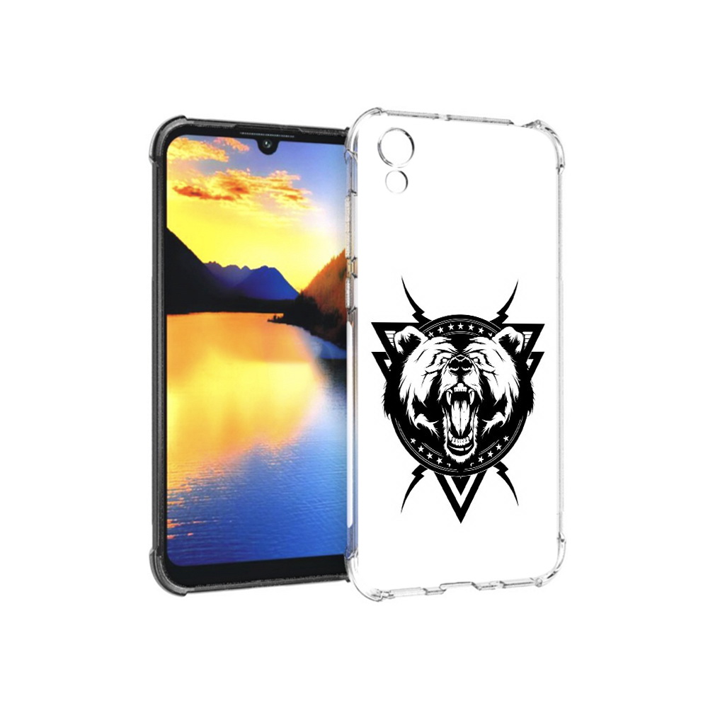 

Чехол MyPads Tocco для Huawei Y5 медведь в треугольнике, Прозрачный, Tocco