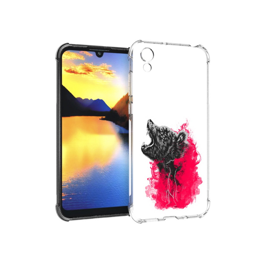 

Чехол MyPads Tocco для Huawei Y5 медведь в дымке, Прозрачный, Tocco