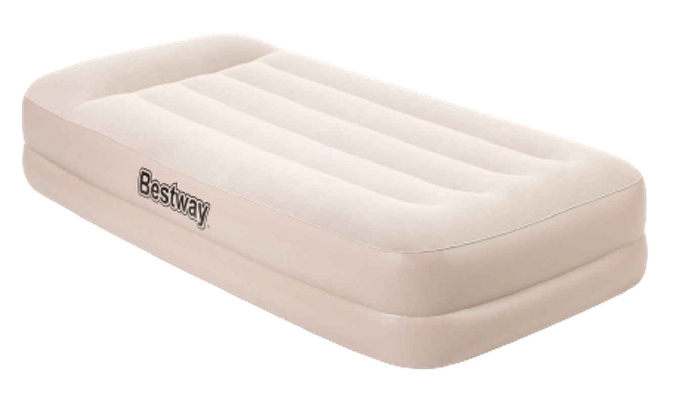 фото Односпальная надувная кровать bestway 67694 tritech airbed + насос (191х97х42см)