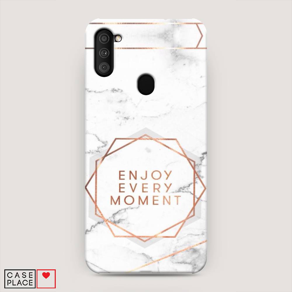 

Пластиковый чехол "Enjoy every moment мрамор" на Samsung Galaxy A11, 2100120-5