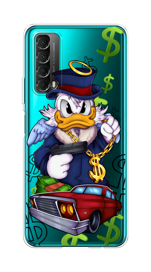 

Чехол на Huawei P Smart 2021 "Scrooge McDuck with a Gold Chain", Красный;синий;белый, 6104750-6