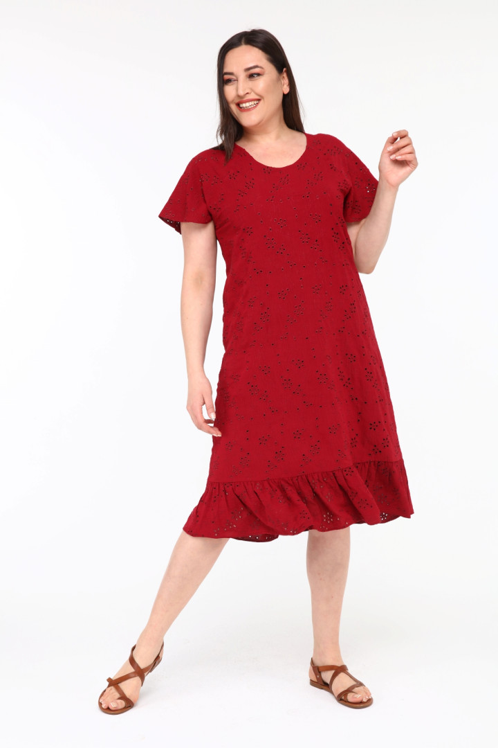 

Платье женское Pianoluce P-2938 бордовое 48 RU, P-2938