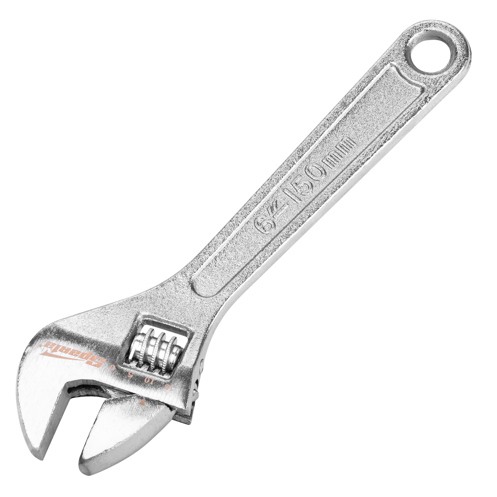 Ключ разводной SPARTA 150 мм хромированный 155205 алюминиевый разводной ключ forsage
