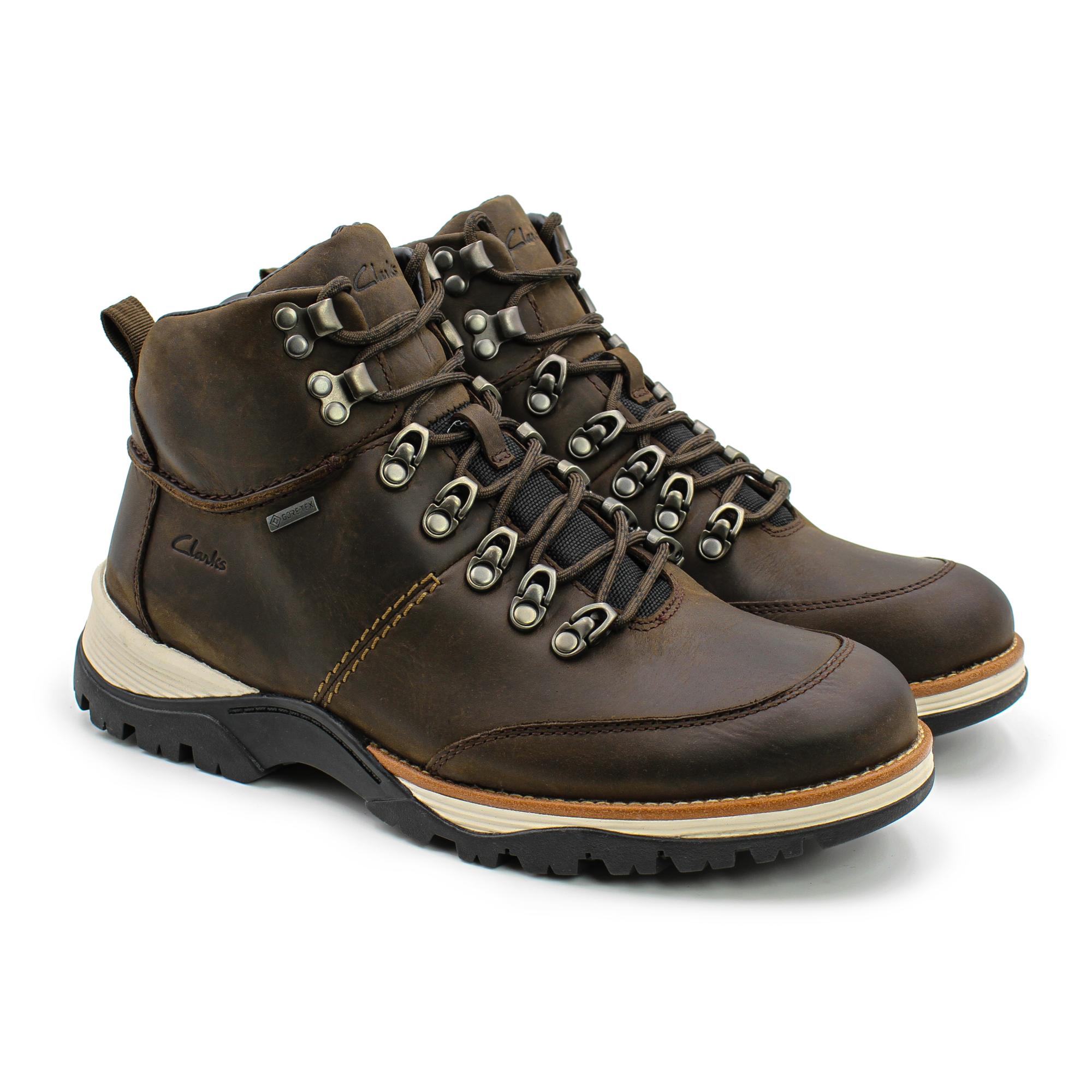 фото Ботинки мужские clarks toptonpine gtx 26161260 коричневые 41 eu