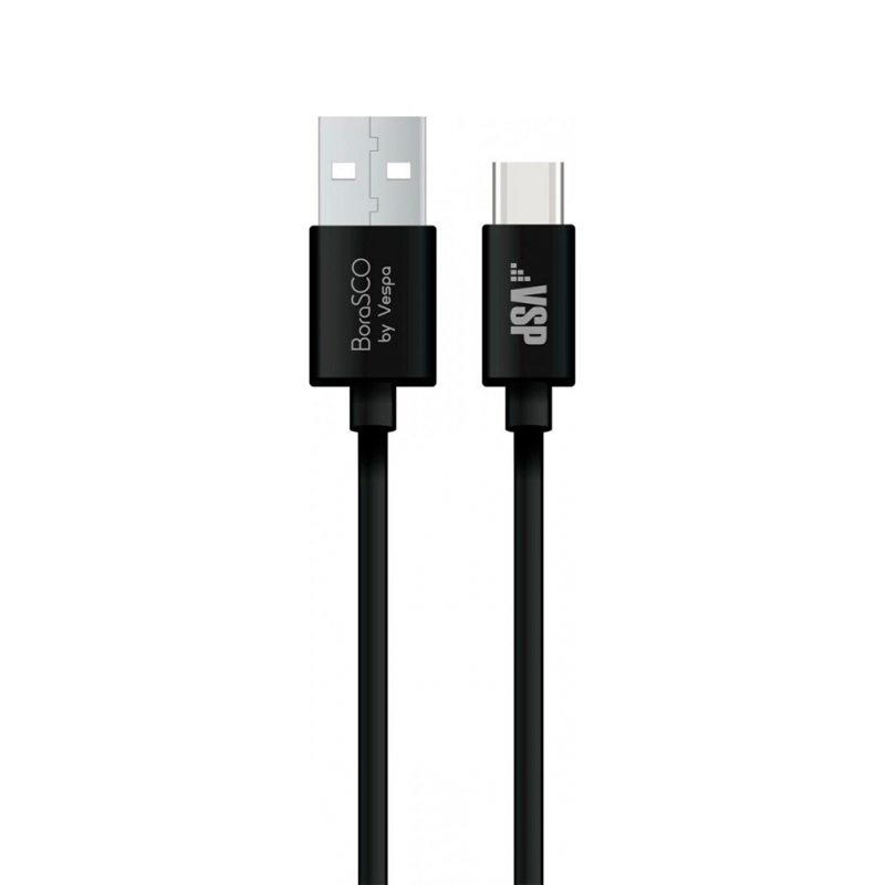 Кабель Borasco USB - Type-C 2 А 3 м черный 37935 939₽