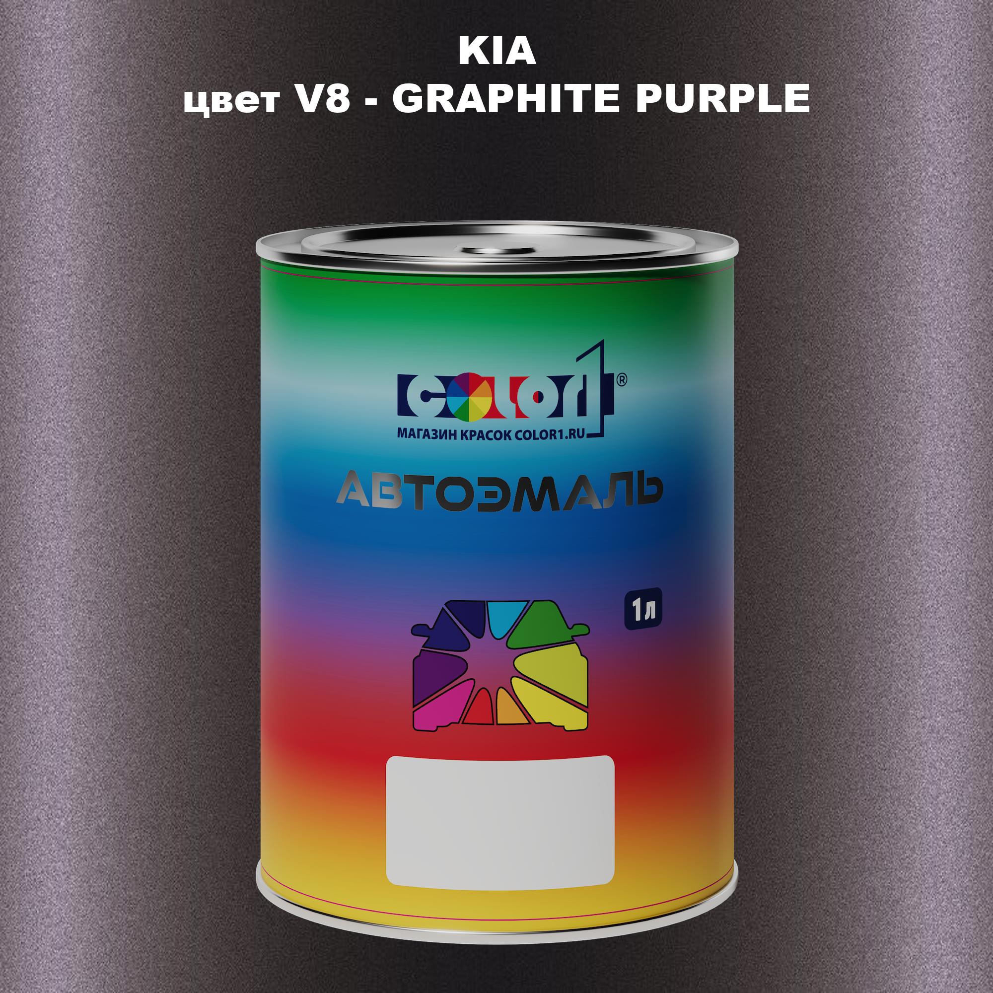 

Автомобильная краска COLOR1 для KIA, цвет V8 - GRAPHITE PURPLE, Прозрачный