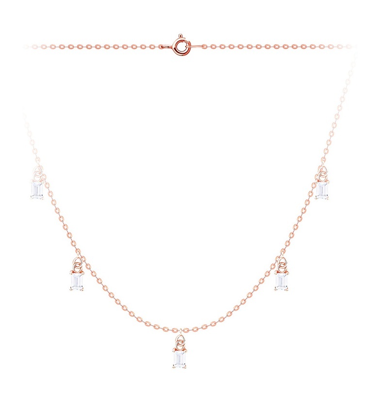 

Колье из золота 45 см Kari Jewelry 232383, фианит, 232383