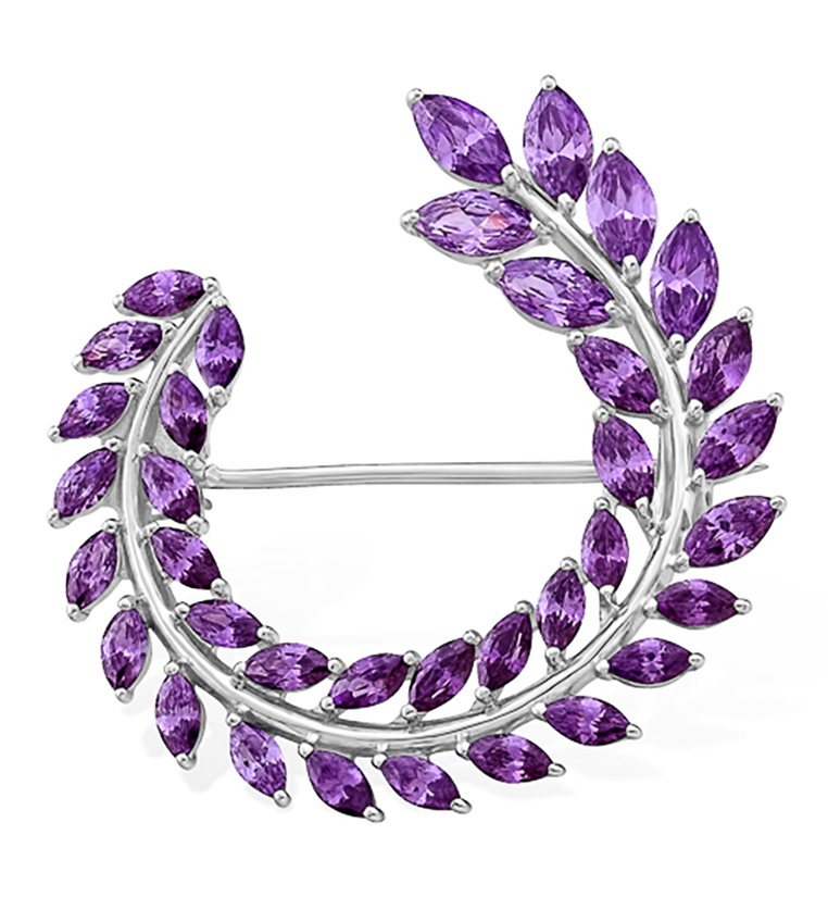 

Брошь из серебра Kari Jewelry 236755, фианит, 236755