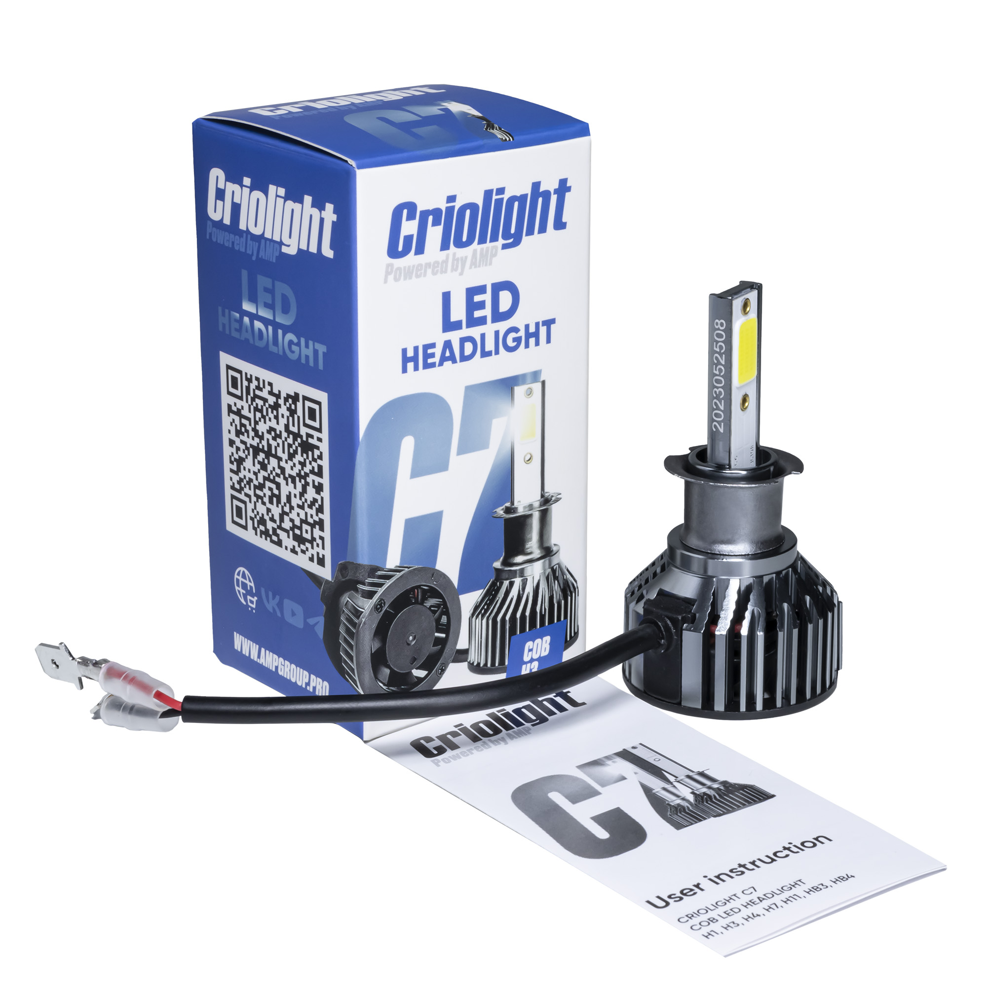 Светодиод головного света Criolight C7 H3