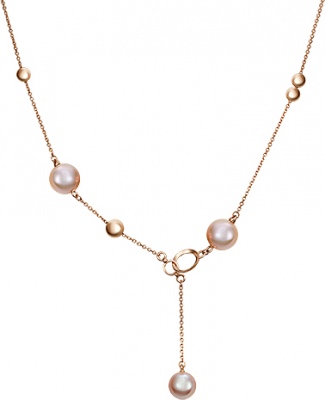 

Колье-галстук из золота 40 см PLATINA jewelry 07-0215-00-301-1110-31, жемчуг, 07-0215-00-301-1110-31