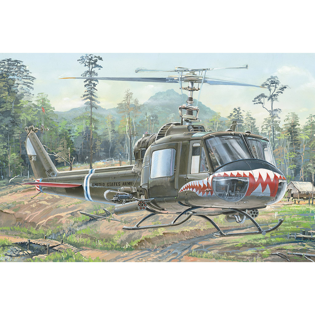 

Сборная модель HobbyBoss Вертолет UH-1 Huey B/C 81807