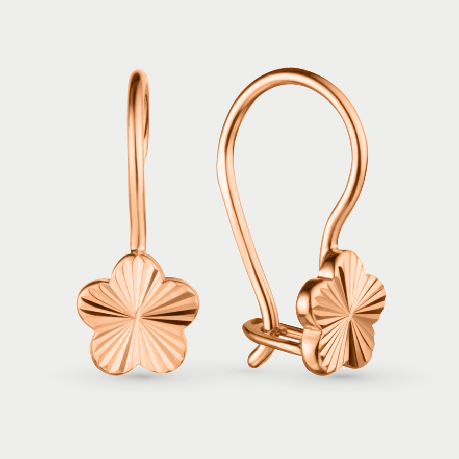 

Серьги из розового золота Красносельский Ювелир АС790-3380, АС790-3380