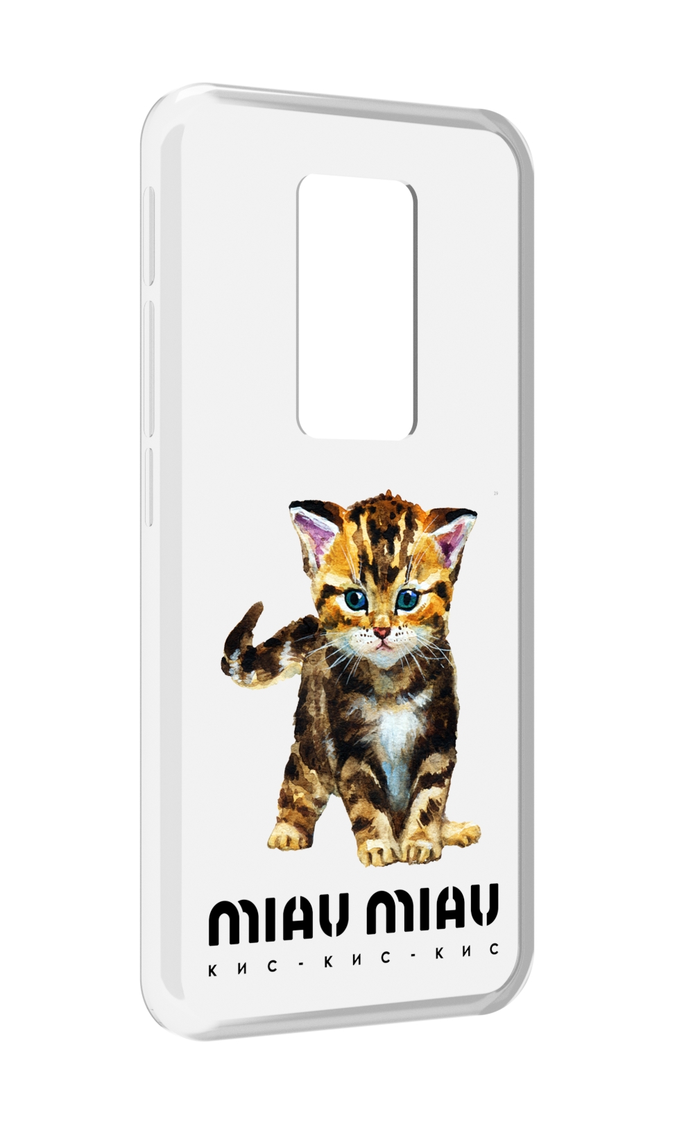 

Чехол MyPads Бренд miau miau для Motorola Defy 2021, Прозрачный, Tocco