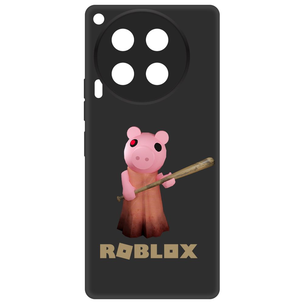 

Чехол-накладка Krutoff Soft Case Roblox-Пигги для TECNO Camon 30 черный