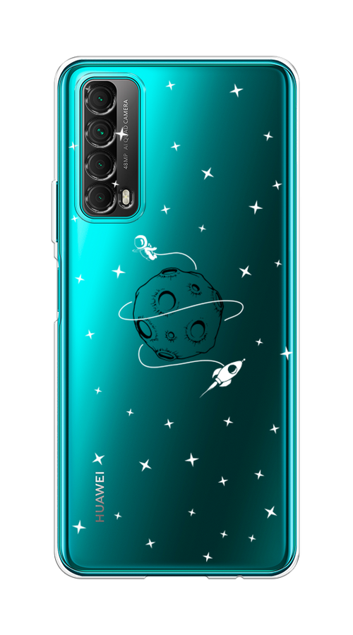 

Чехол на Huawei P Smart 2021 "Полет вокруг луны", Белый;серый;черный, 6104750-2