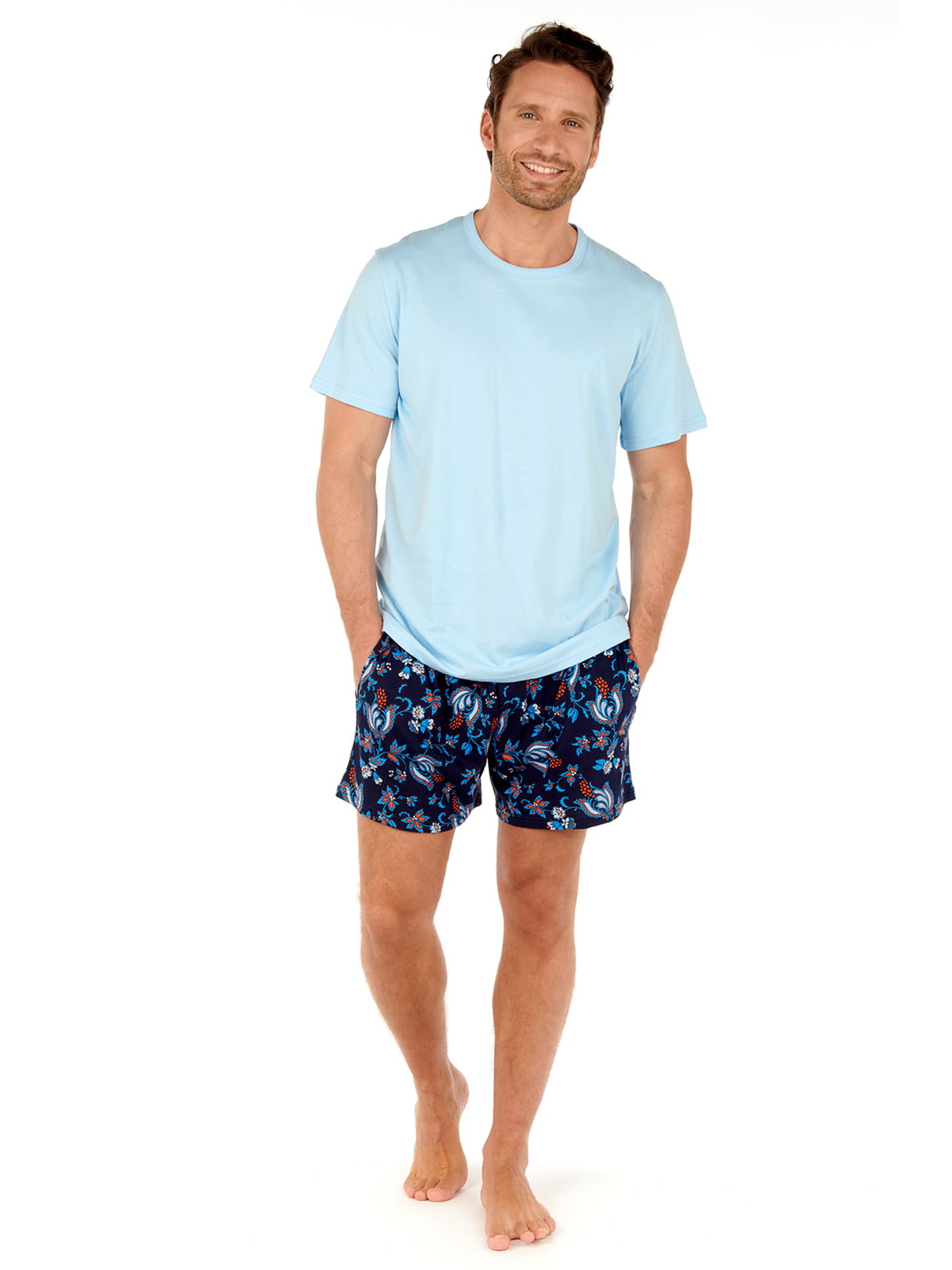 

Пижама мужская Hom 40c2095c00BI синяя XXL, 40c2095c00BI